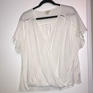 Perch Blouse wrap front